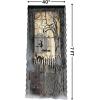 Fun Express Halloween Spooky Lighted Lace Curtain Panel (7 feet Long)