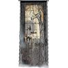 Fun Express Halloween Spooky Lighted Lace Curtain Panel (7 feet Long)