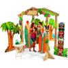 Fun Express Inflatable Surfboard 60×20 Luau Party Decorations – Beach Theme Party Decorations for Kids Pool Parties | Tropical Hawaiian Surf Board Inflatable Toy for Summer Events & Photo Props