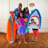 Fun Express Inflatable Surfboard 60×20 Luau Party Decorations – Beach Theme Party Decorations for Kids Pool Parties | Tropical Hawaiian Surf Board Inflatable Toy for Summer Events & Photo Props