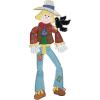Fun Express Jointed Scarecrow Decoration – Fall Party Decor – Almost 6 Feet Tall