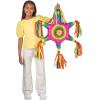 Fun Express Large Star Pinata for Mexican Fiesta Party Decorations – Traditional 6-Pointed Design for Cinco de Mayo, Birthday Parties & Celebrations | Pull String Compatible | Kids & Adults