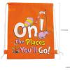 Fun Express Medium Dr. Seuss Oh, the Places You’ll Go Drawstring Bags – 12 Piece