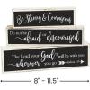 Fun Express Religious Graduation Scripture Blocks – 3 Piece Set, Wood – Graduation Gift and Home Decor