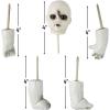 Fun Express Spooky Doll Pumpkin Poke-Ins Halloween Decoration, 5 Pieces