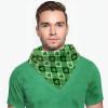 Fun Express St Patricks Day Bandanas – 12 Bandanas of Assorted Shamrock Designs
