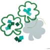 Fun Express St Patricks Day Crafts for Kids – Shamrock Suncatcher Kit Makes 12 Window Art Projects | Tissue Paper Craft Kit for Classroom Activities, Parties & Home | Ages 3+ Easy DIY