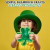 Fun Express St Patricks Day Crafts for Kids – Shamrock Suncatcher Kit Makes 12 Window Art Projects | Tissue Paper Craft Kit for Classroom Activities, Parties & Home | Ages 3+ Easy DIY