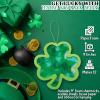 Fun Express St Patricks Day Crafts for Kids – Shamrock Suncatcher Kit Makes 12 Window Art Projects | Tissue Paper Craft Kit for Classroom Activities, Parties & Home | Ages 3+ Easy DIY