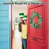 Fun Express St Patrick’s Day Shamrock Wreath – 13-Inch Artificial Shamrock Wreath – Spring – Door or Wall Decor