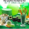 Fun Express St. Patrick’s Day Shamrocks Disposable Tablecloth Roll (100 feet Long) Party Decor