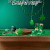 Fun Express St. Patrick’s Day Shamrocks Disposable Tablecloth Roll (100 feet Long) Party Decor
