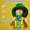 Fun Express Trinity Shamrock Cross Sign Craft Kit – Makes 12 – St. Patrick’s Day Crafts for Kids