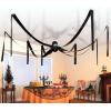 Giant Hanging Black Plastic Spider Halloween Decoration – 20ft (1 Pc.) Perfect Spooky Addition for an Unforgettable Halloween Night