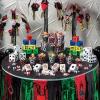 Graduation Buttermints, Graduation Party Candy, Candy Buffet, 108 Pieces, Individually Wrapped Pieces (Orange)(Black  Red  White )