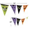 Halloween Character Pennant Banner – 24 Ft long – Hanging Halloween Party Decor