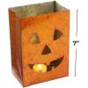 Jack-O’-Lantern Tabletop Luminary Halloween Decorations, 3 Pieces