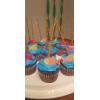 Little Fisherman Fishing Pole Picks (set of 25) Party Supplies(6 1/4)