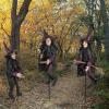 Spooky Witch Yard Stakes Halloween Decorations – 12″x43″ (Set of 3) Outdoor Plastic Witch Décor for a Bewitching Lawn