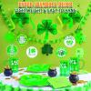St. Patrick’s Day Shamrock Tissue Hanging Decor (Set of 3) Seasonal Party Decor