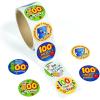 100th Day of School Stickers – 1 roll of 100 Stickers – Prizes and Supplies
