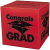 Congrats Grad Red Card Box for Graduation – Party Supplies