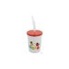 Fun Express 10 oz. Elementary Graduation Reusable BPA-Free Plastic Cups with Lids & Straws – 12 Count