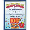 Fun Express 100Th Day Certificates – 25 Pieces – Educational and Learning Activities for Kids