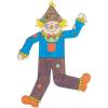 Fun Express Color Your Own Jointed Scarecrows – Creative Craft Kit for Kids Ideal for Halloween & Fall Decorations Fun Activities for Parties & Home Decor – Perfect for Family Fun – 12 Pieces