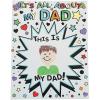 Fun Express Father’s Day All About My Dad Card, Set of 12, Each 8.5 x 11 inch – Fathers Day Crafts for Kids to Make