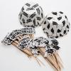Fun Express Graduation Cupcake Liners with Picks (100 Picks and 100 Cupcake Liners) “Congrats Grad” and Graduation Cap, Party Supplies and Decorations