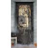 Fun Express Halloween Spooky Lighted Lace Curtain Panel (7 feet Long)