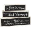 Fun Express Religious Graduation Scripture Blocks – 3 Piece Set, Wood – Graduation Gift and Home Decor