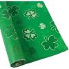 Fun Express St. Patrick’s Day Shamrocks Disposable Tablecloth Roll (100 feet Long) Party Decor