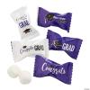 Graduation Buttermints, Graduation Party Candy, Candy Buffet, 108 Pieces, Individually Wrapped Pieces (Orange)(Purple)