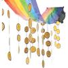 Pot of Gold Decoration – 12 feet long rainbow ceiling decor – St. Patrick’s Day Leprechaun Party Supplies