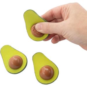 Fun Express 12 Avocado Stress Balls – Avocado Party Favors – Squeeze Toys – Novelty Squishies – Mochi Squishy Ball – Birthday Fiesta Party Favors – Cinco De Mayo Taco Tuesday Mexican Party Supplies