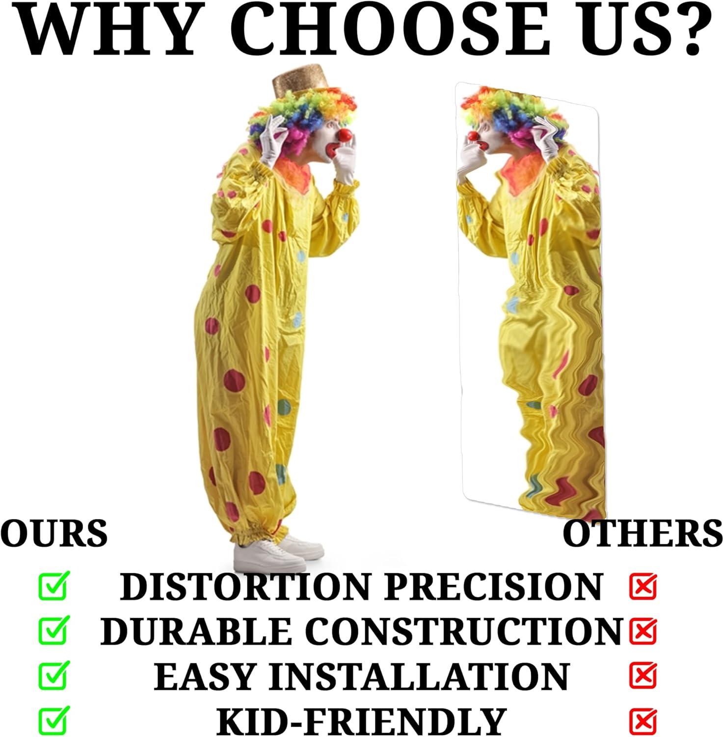 imageFun Express Funhouse Mirror  Over 4 Feet Tall Carnival Mirror  VBS Vacation Bible School Decor
