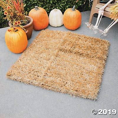 imageFun Express Hay Bales for Decoration Large Collapsible  Premium Fake Hay Bale for Western Themed Party Decorations  Faux Hay Stacks for Indoor Outdoor Fall Decor ampamp Rodeo Centerpieces