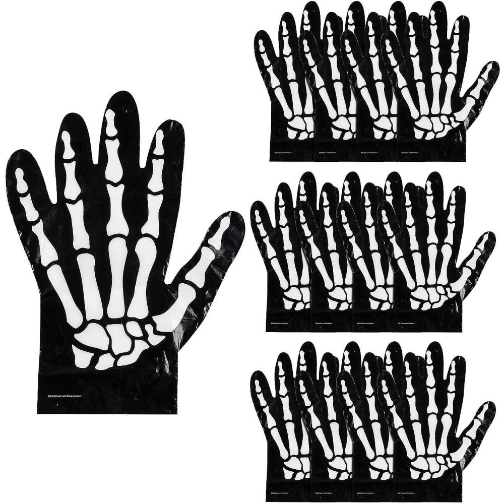 imageFUN EXPRESS Skeleton HandShaped Goody Bag  12 Pc