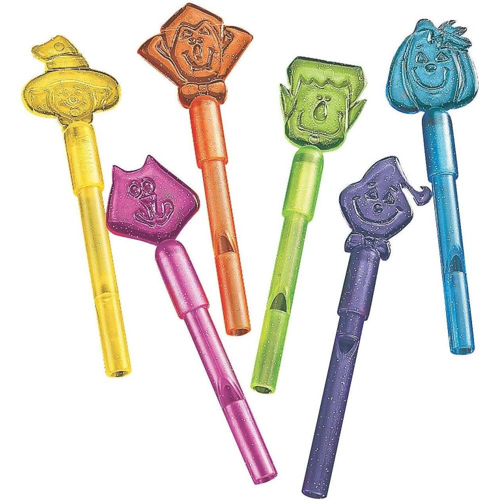 imageFun Express  Halloween Character Whistles 6dz for Halloween  Toys  Noisemakers  Kazoos ampamp Whistles  Halloween  72 Pieces
