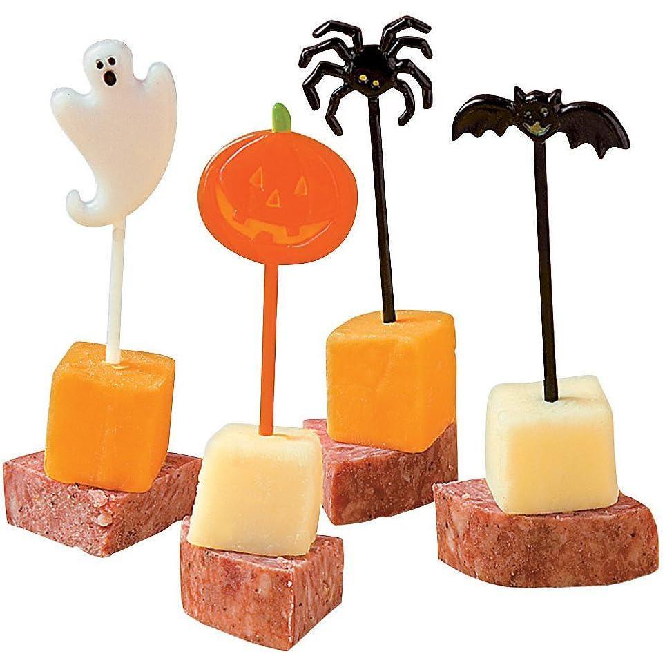 imageFun Express  Halloween Plastic Picks 72pc for Halloween  Party Supplies  Serveware ampamp Barware  Picks ampamp Stirrers ampamp Parasols  Halloween  72 Pieces