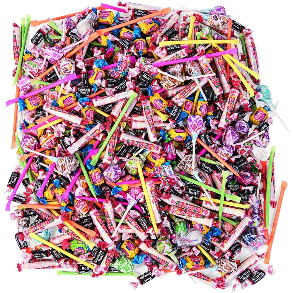 imageFun Express Bulk Candy Variety Pack 1000 Pieces  Individually Wrapped Assorted Candy for Halloween Party Favors Pinata Stuffers ampamp Goodie Bags  Premium Mix for Birthdays Carnivals ampamp Parades