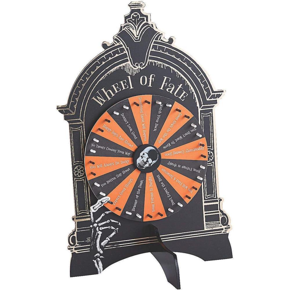 imageFun Express Halloween Fortune Wheel of Fate Game Wood Halloween Party Decor