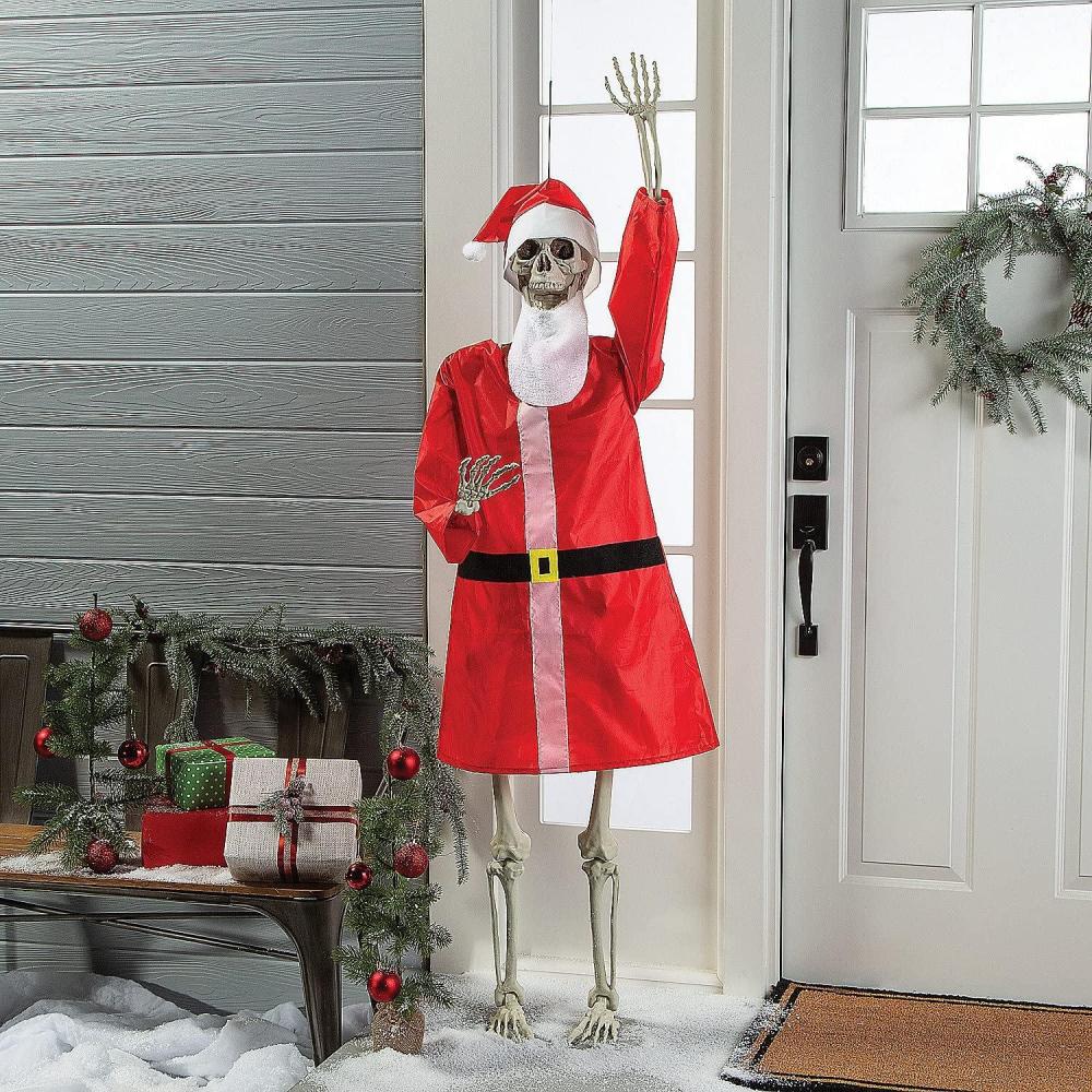imageFun Express Large Posable Skeleton Santa Outfit