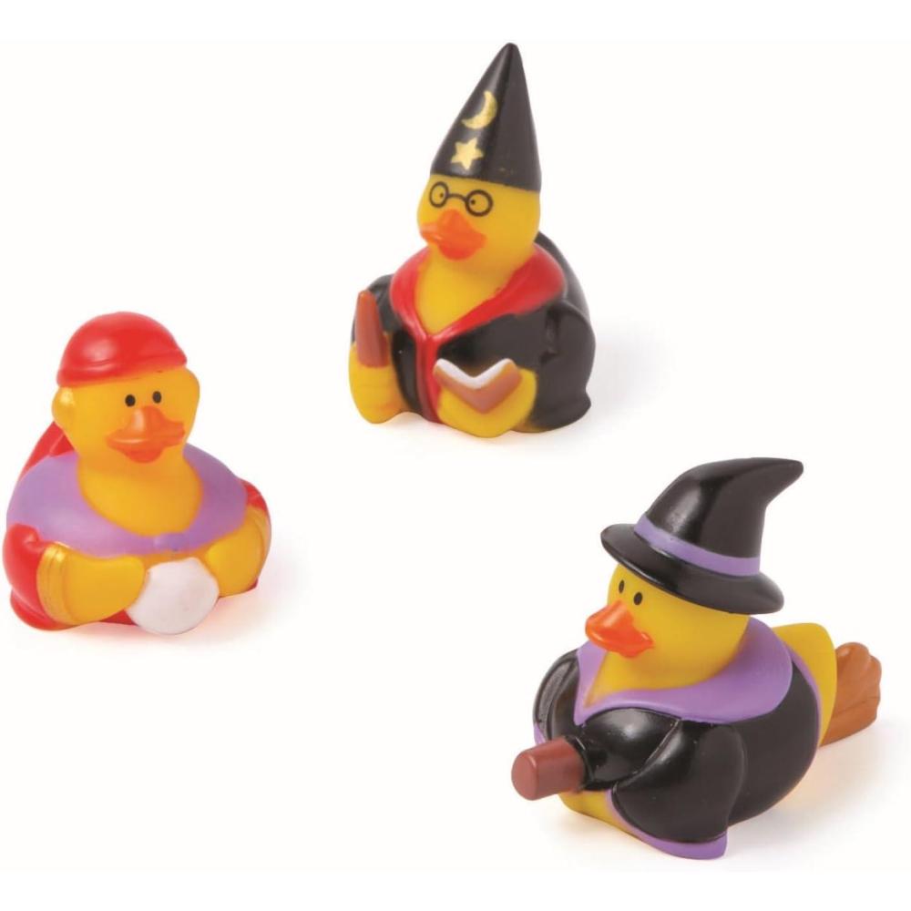 imageHalloween Witchcraft Rubber Duckies  25quot 12 Pcs Vinyl Duckies in Unique and Creepy Designs  Perfect for Decorations Party Favors and TrickorTreat Fun