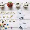 Adorable White Halloween Stuffed Ghosts with Boo Print – 3.75″ x 4.25″ (Pack of 12) – Perfect for Trunk-or-Treat Event Giveaways, Halloween Party Favors, or Game Prizes