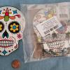Day of The Dead Mini Sugar Skull Cutouts – Set of 12 – Halloween Party Decor and Classroom Wall Decorations