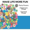 Fun Express – Bouncing Ball Assortment (100 Pc) – Toys – Assortments – 100Pc Assortments – 100 Pieces