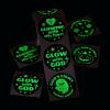 Fun Express 1 1/2″ Glow-in-The-Dark Glow with God Sticker Roll – 100 Piece